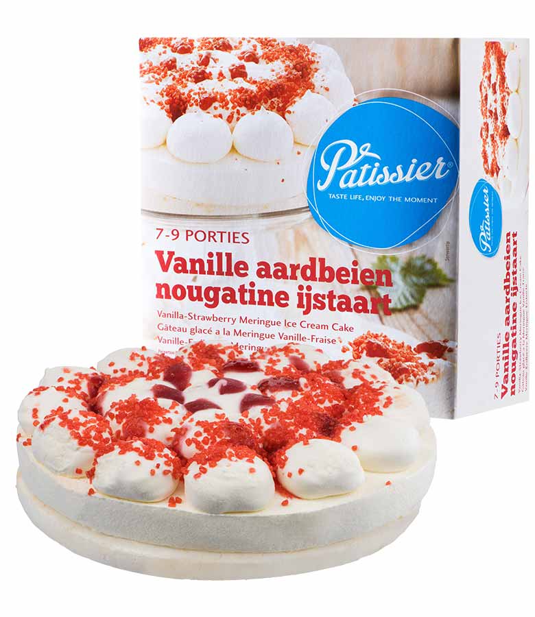 vanille-nougat-ijstaart
